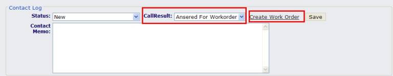 Create Workorder By Result