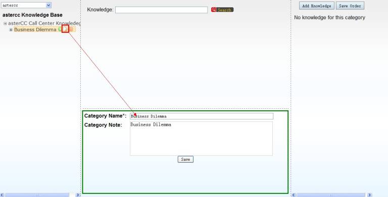 Edit Knowledgebase Category
