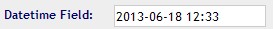 DatetimeField DatetimeField